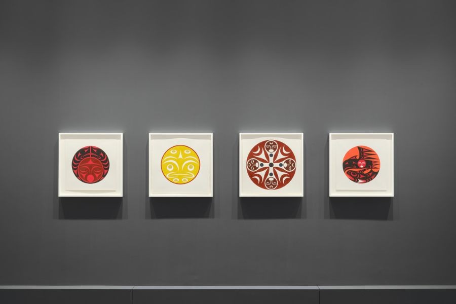 lessLIE, Salish Modern/Tradition. Installment documentation, Teck Gallery, 2022.