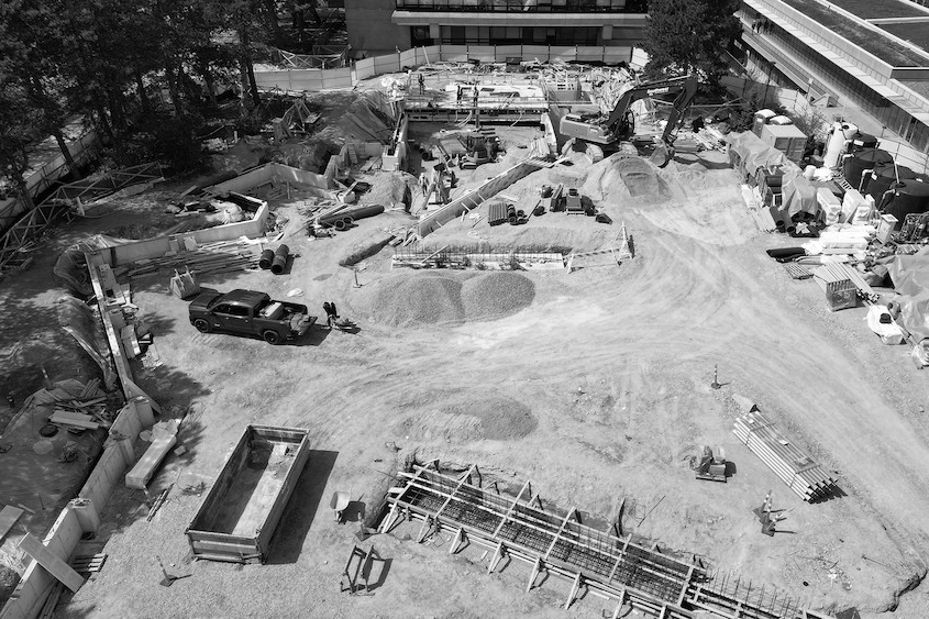 Gibson Art Museum construction