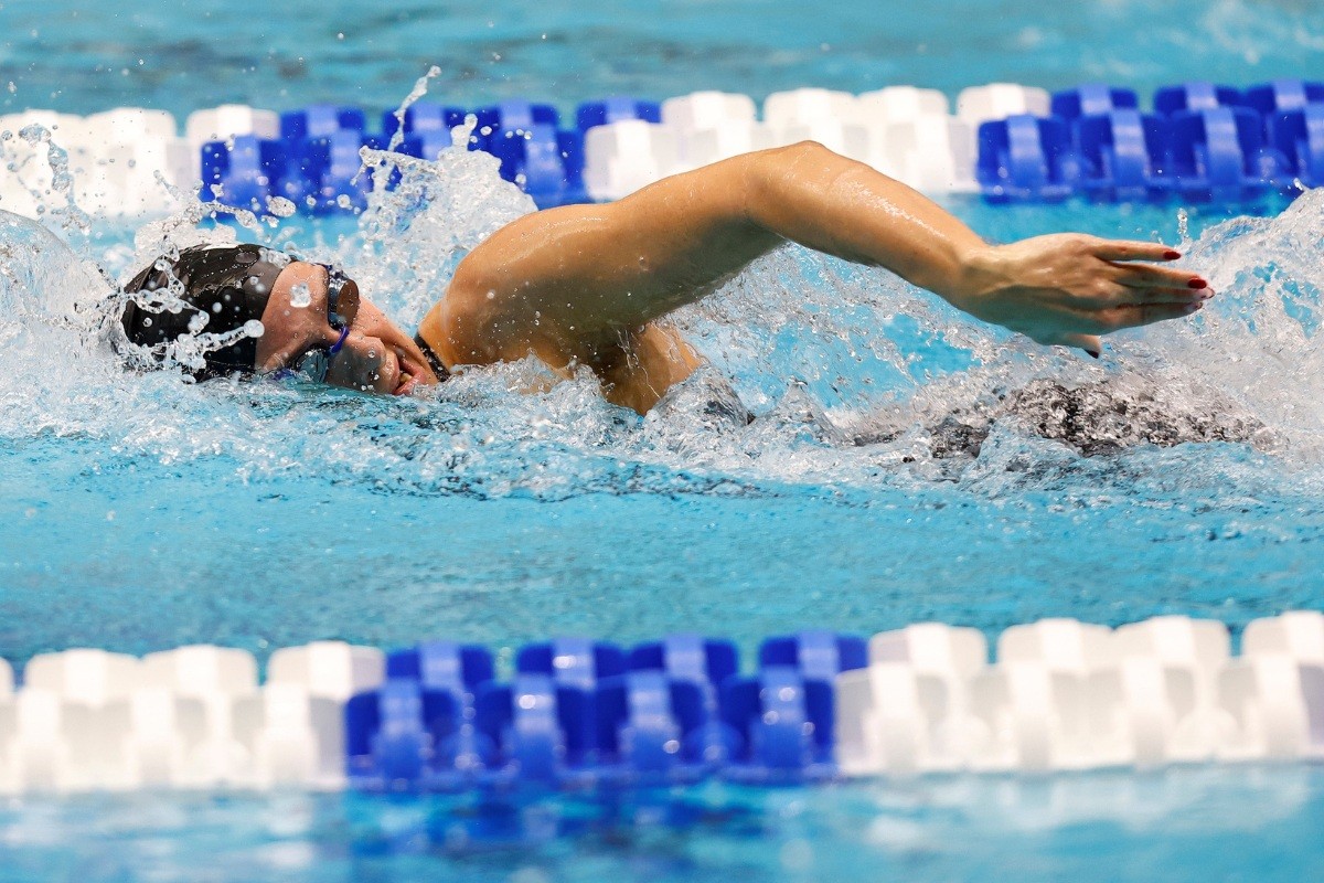 Tori at the 2024 NCAA Championships. 