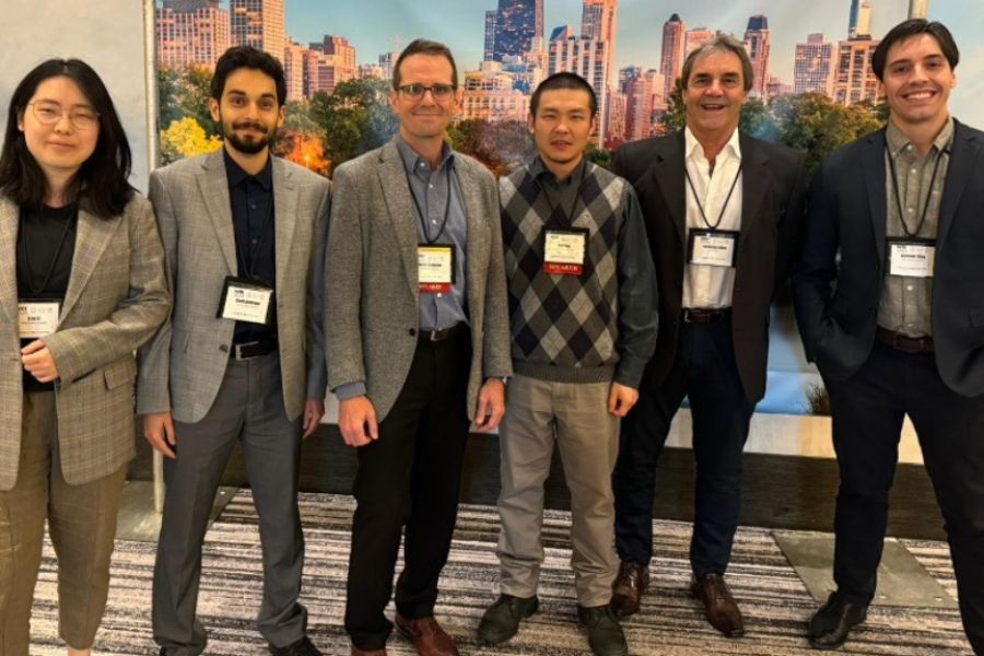 Left to right: Lisa Li, Scott Andrews, Dr. Kevin Oldknow, Yi Wang, Fernando Silva, Gustavo Silva at WRI 2024 in Chicago
