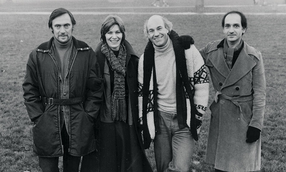 Richard Pasco, Sheila Allen, Patrick Stewart and Ben Kingsley.