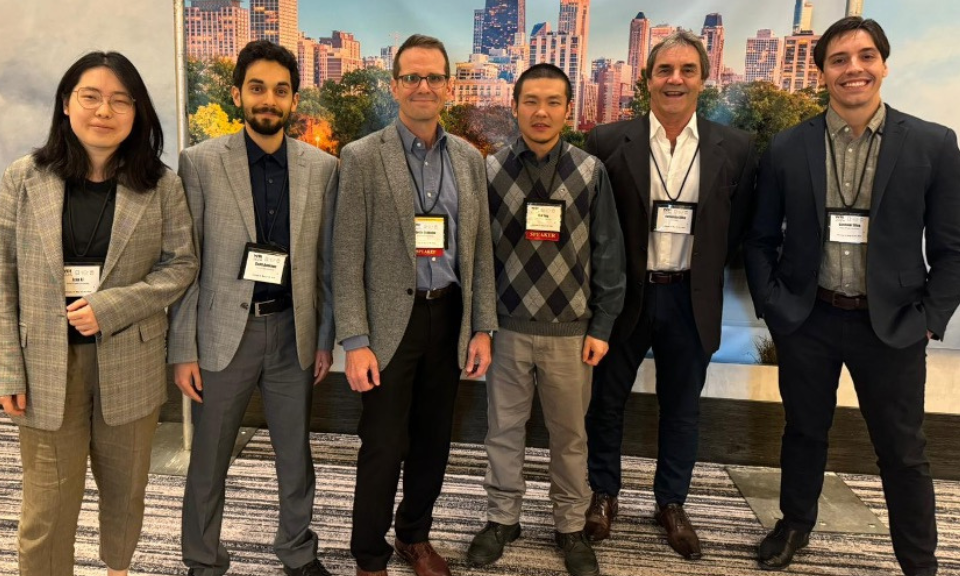 Left to right: Lisa Li, Scott Andrews, Dr. Kevin Oldknow, Yi Wang, Fernando Silva, Gustavo Silva at WRI 2024 in Chicago